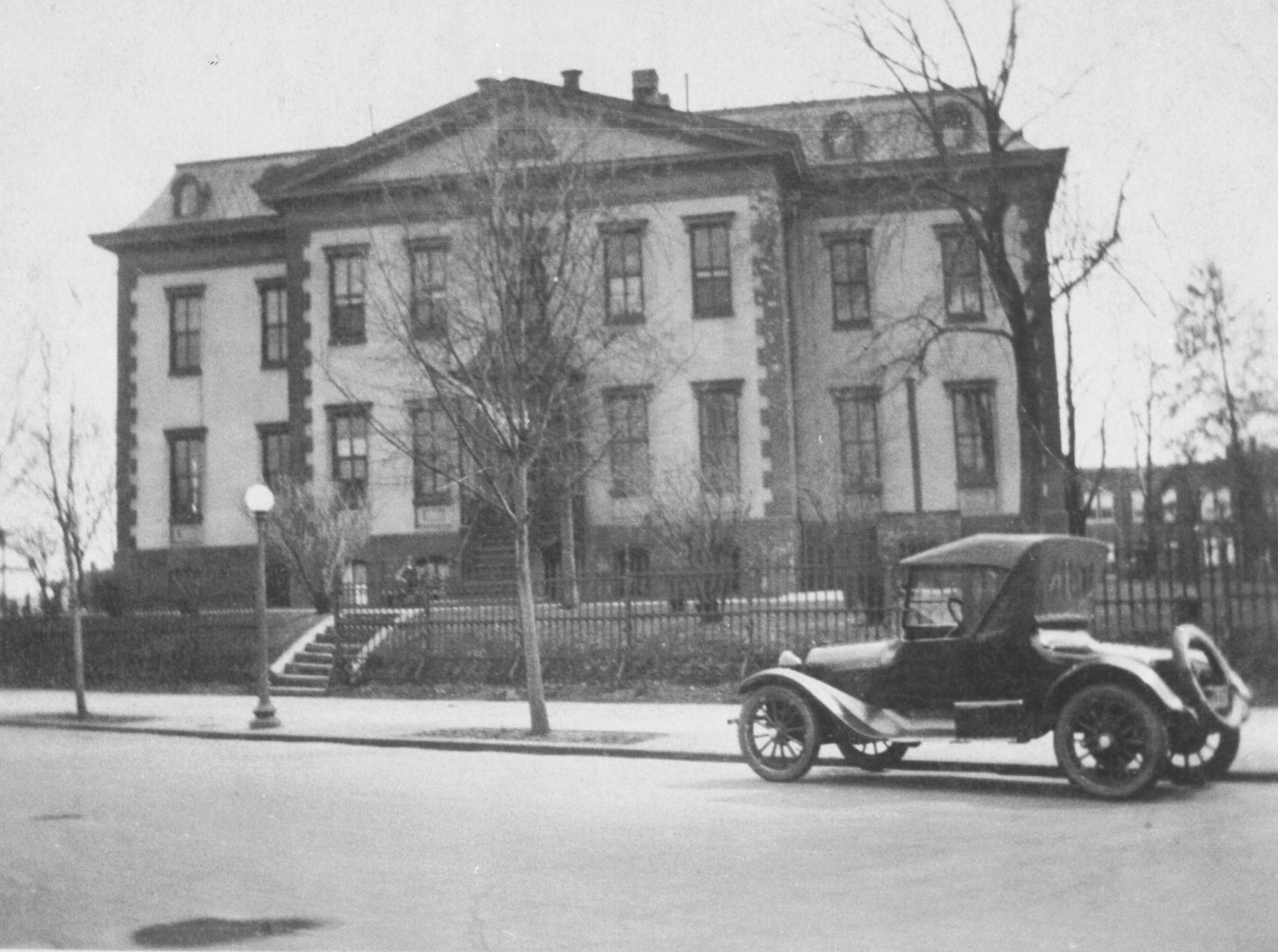 Undated photograph of the of the Old Naval Hospital from the North 