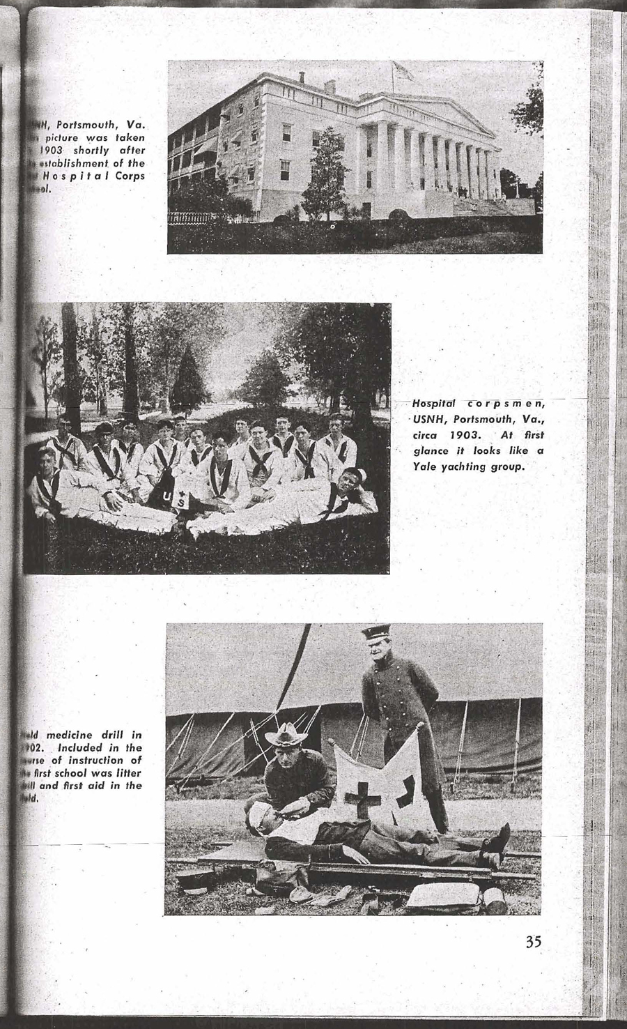 Development of Service Instruction (Naval Hospital Corps Training School) Page 35
