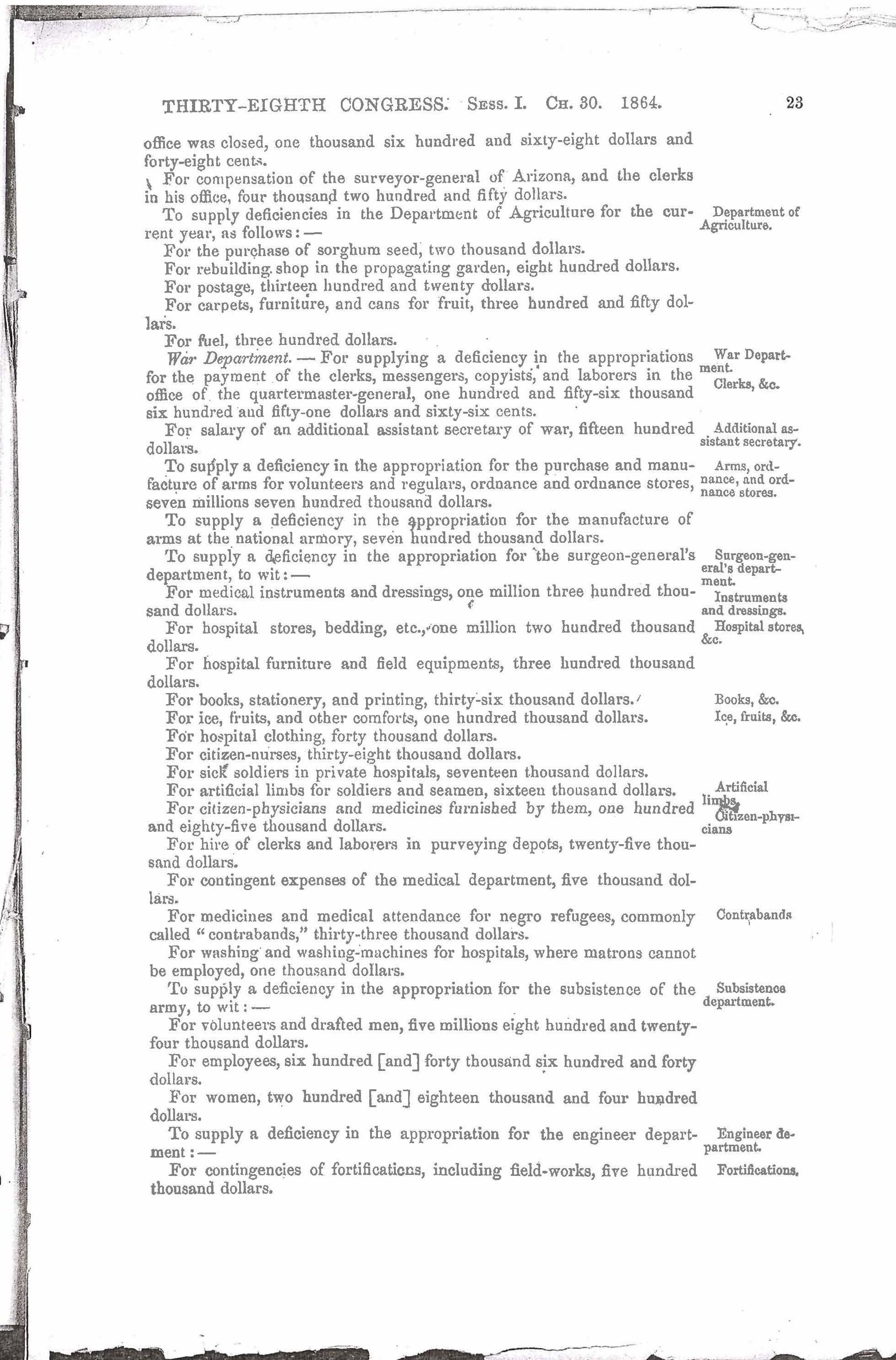Act of Congress Authorizing Construction of the Washington Naval  Hospital, Page 2 of 7