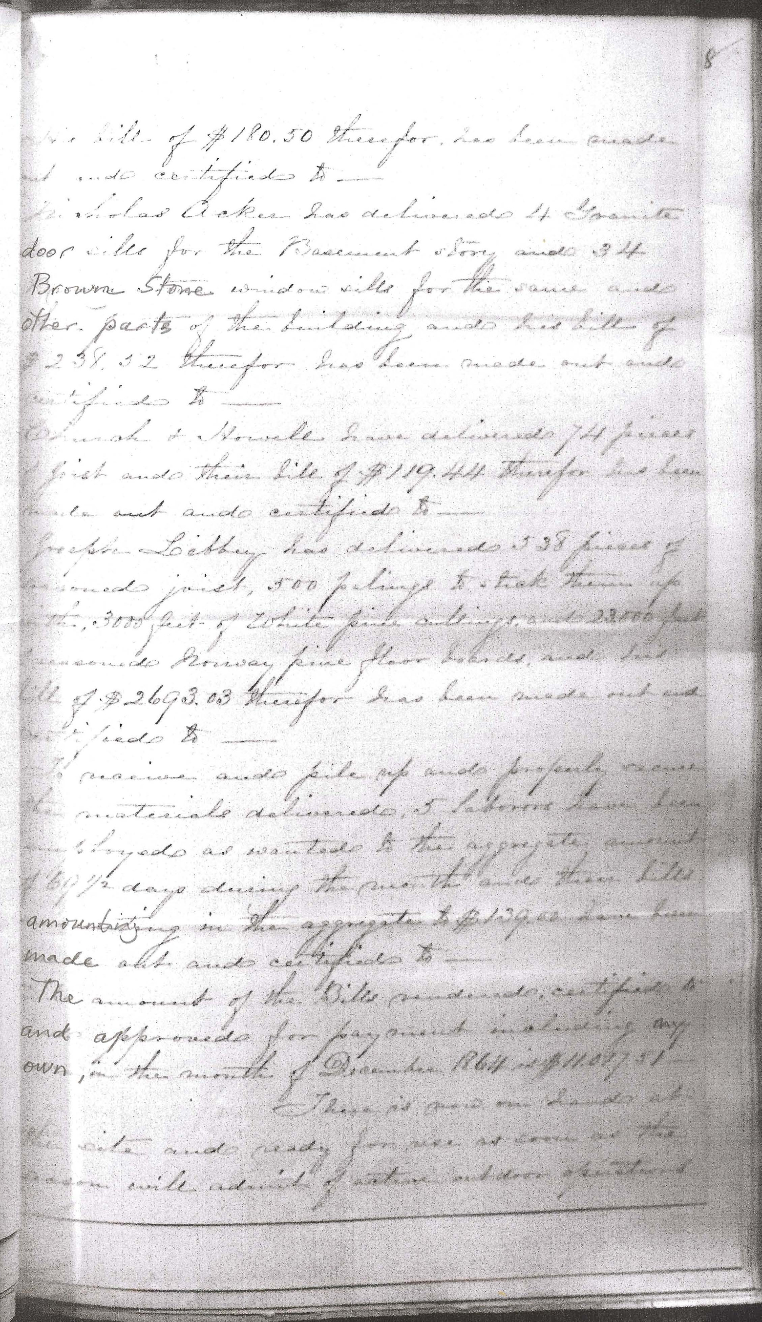 Monthly Report of the Superintendent of Construction, January 2, 1865, Page 3 of 4