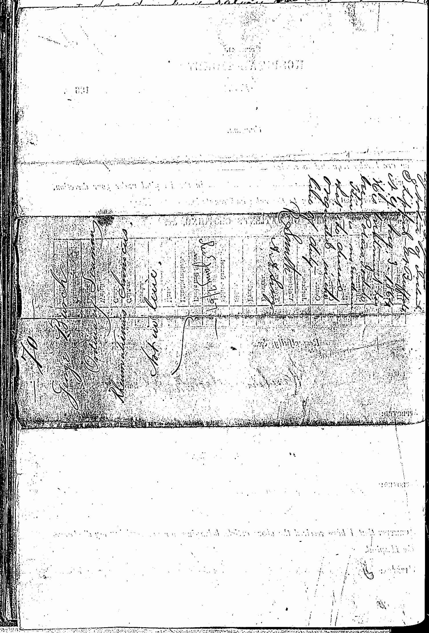 Entry for George Burch (page 2 of 2) in the log Hospital Tickets and Case Papers - Naval Hospital - Washington, D.C. - 1865-68