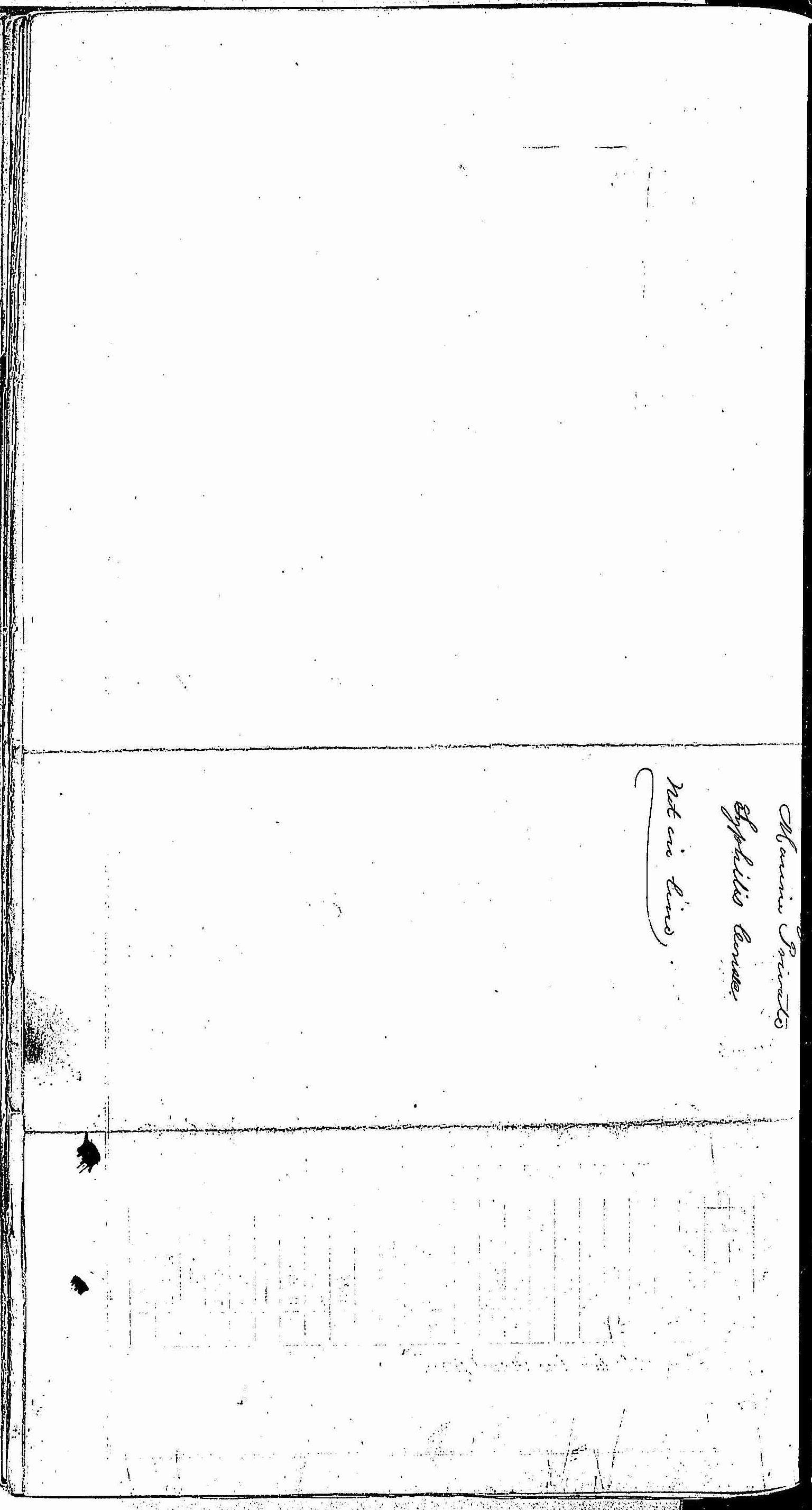 Entry for John Kreegle (page 2 of 2) in the log Hospital Tickets and Case Papers - Naval Hospital - Washington, D.C. - 1866-68