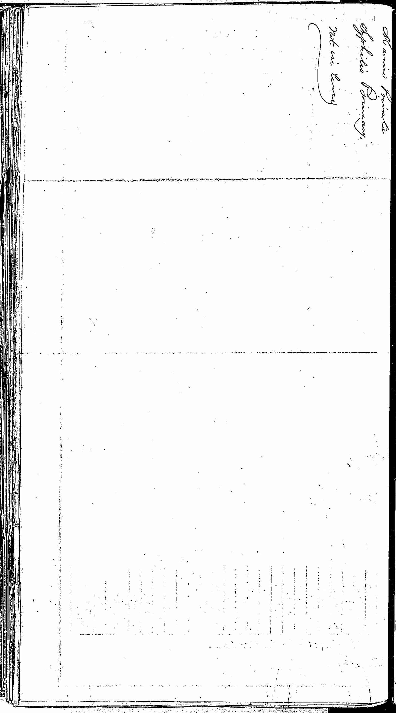 Entry for Patrick O'Brien (page 2 of 2) in the log Hospital Tickets and Case Papers - Naval Hospital - Washington, D.C. - 1866-68