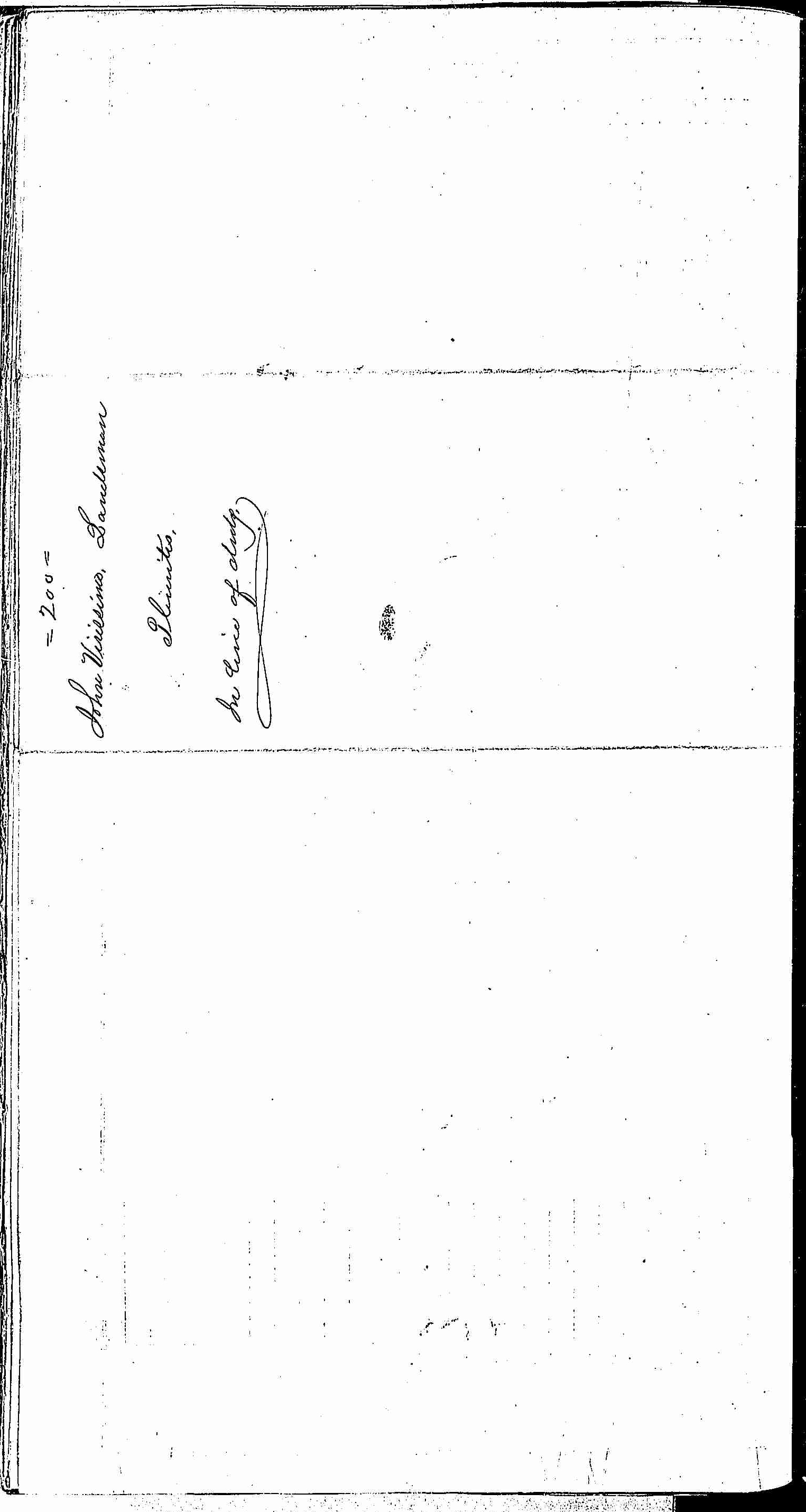 Entry for John Virissimo (page 2 of 2) in the log Hospital Tickets and Case Papers - Naval Hospital - Washington, D.C. - 1866-68