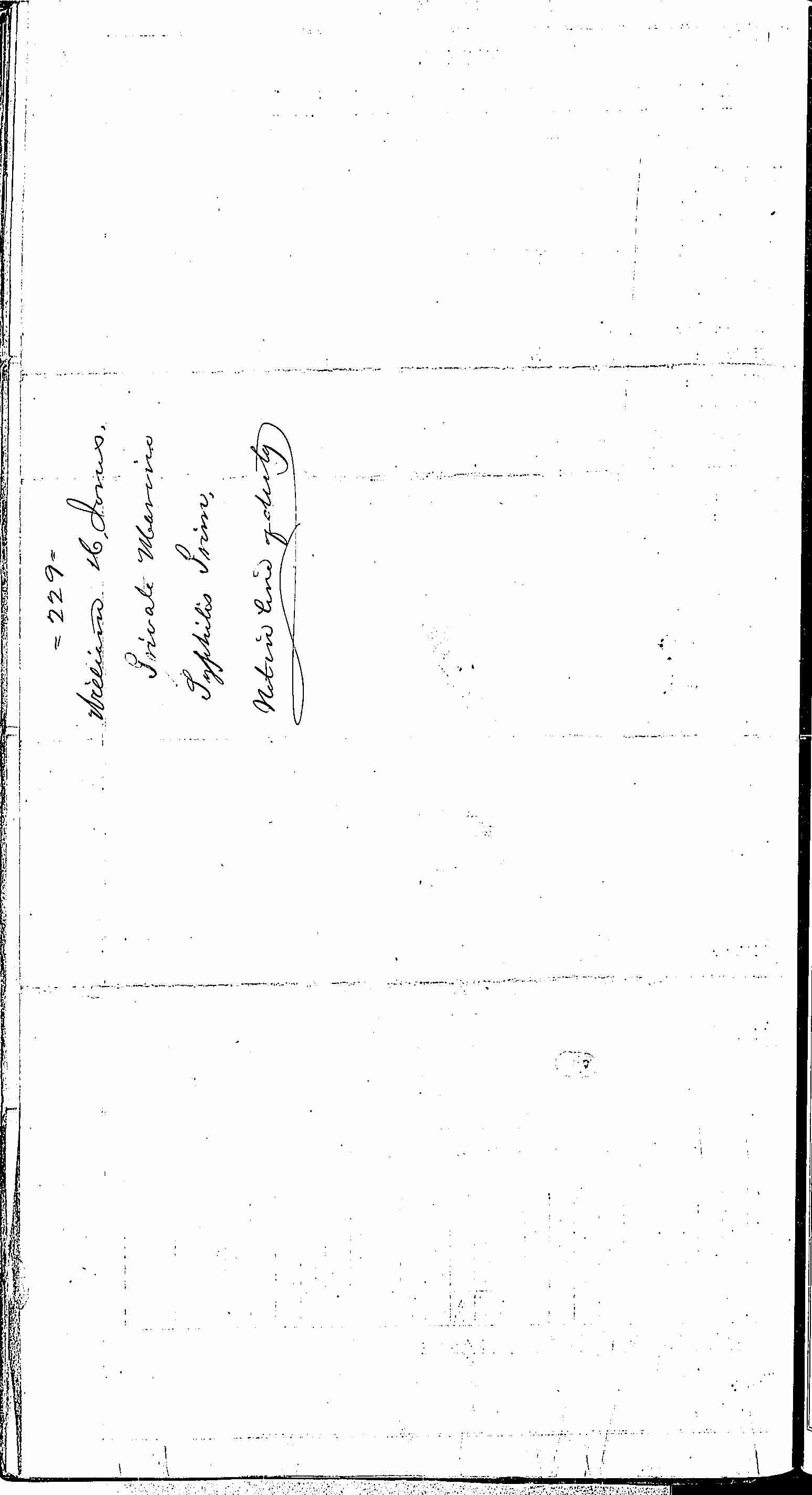 Entry for William H. Jones (page 2 of 2) in the log Hospital Tickets and Case Papers - Naval Hospital - Washington, D.C. - 1866-68