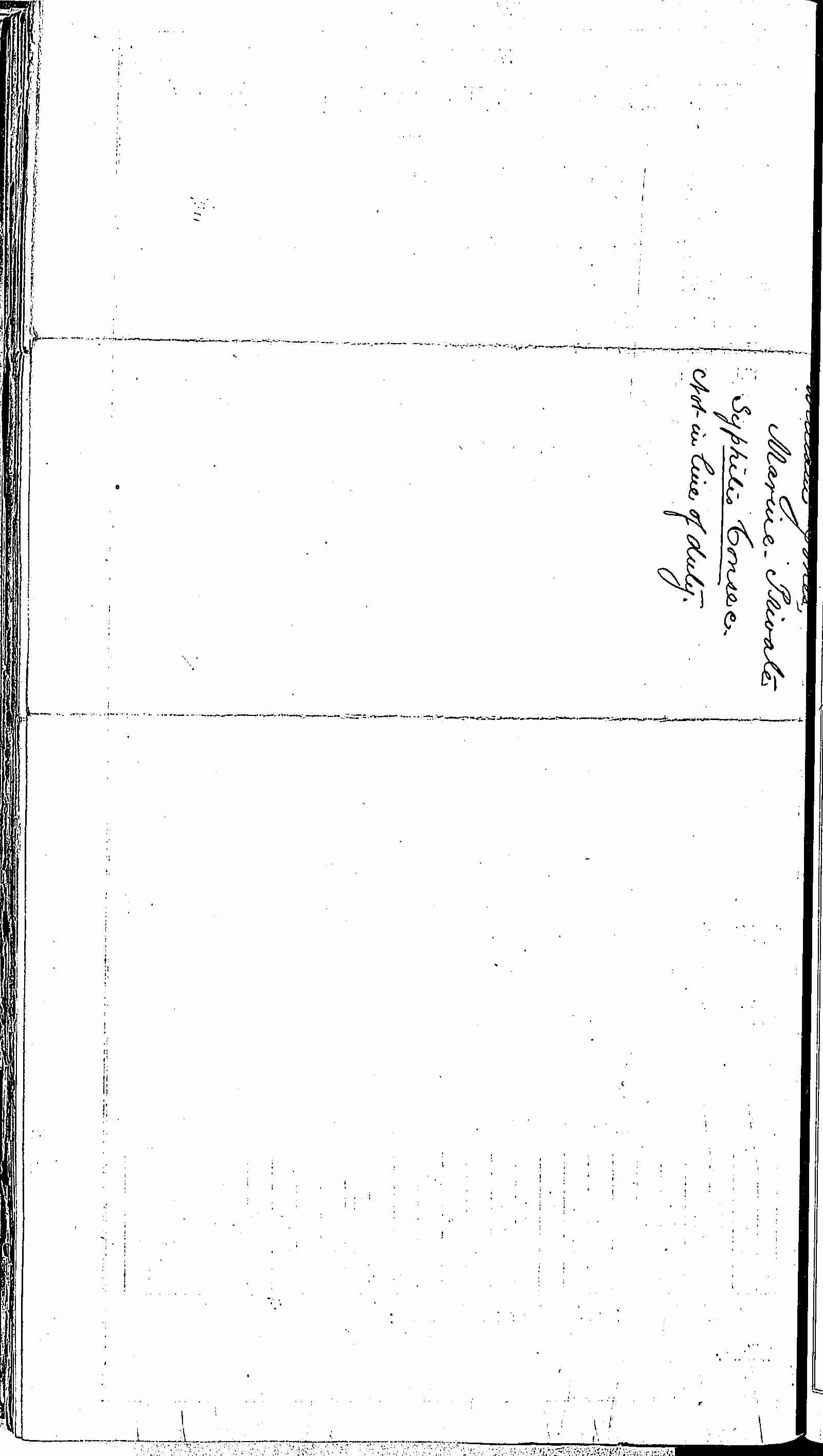 Entry for William Jones (second admission page 2 of 2) in the log Hospital Tickets and Case Papers - Naval Hospital - Washington, D.C. - 1866-68