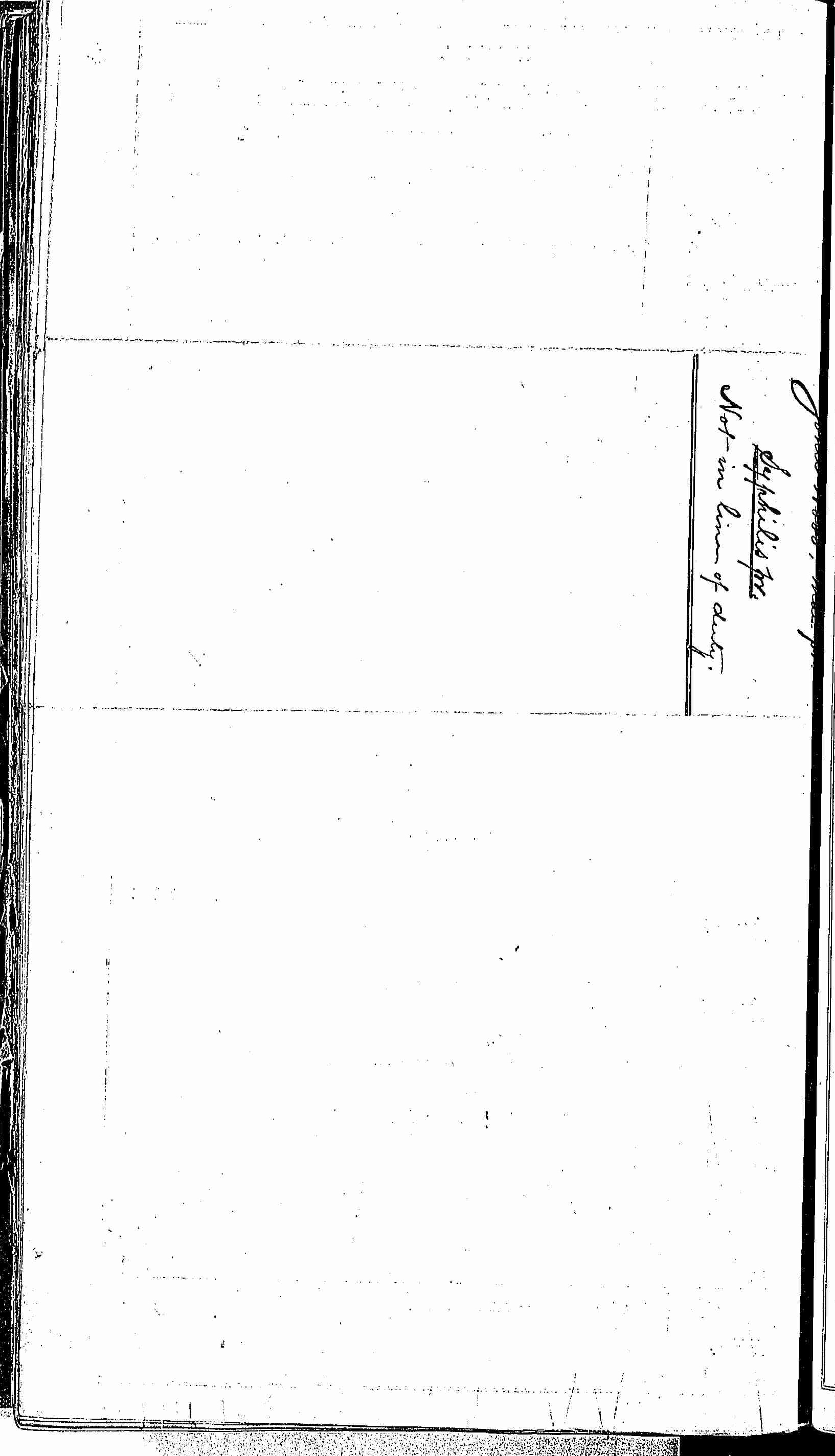 Entry for John Wood (page 2 of 2) in the log Hospital Tickets and Case Papers - Naval Hospital - Washington, D.C. - 1866-68