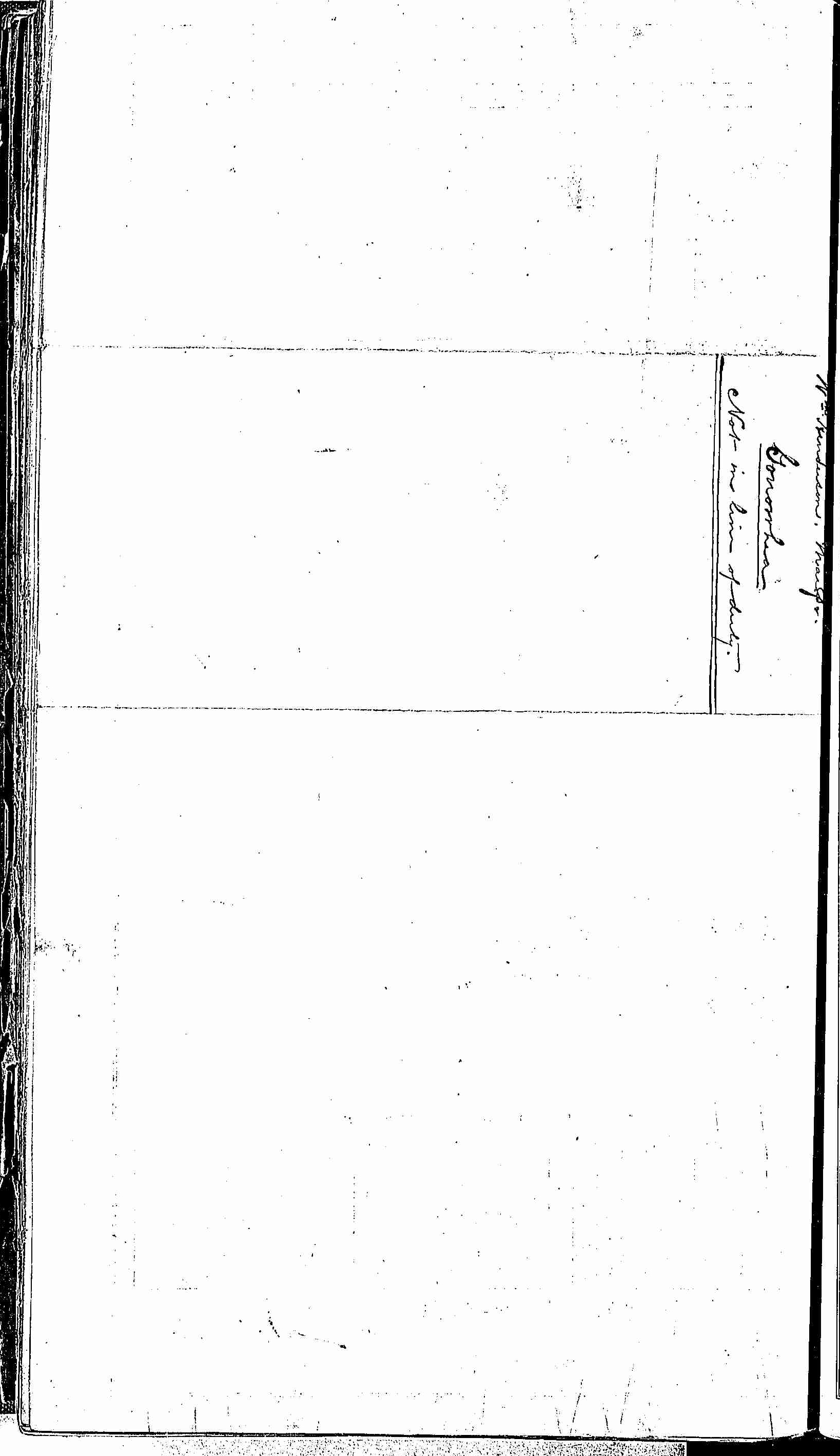 Entry for William Henderson (page 2 of 2) in the log Hospital Tickets and Case Papers - Naval Hospital - Washington, D.C. - 1866-68