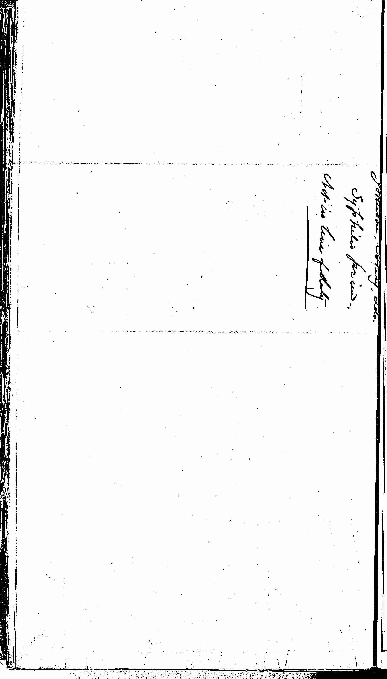 Entry for Henry Johnson (page 2 of 2) in the log Hospital Tickets and Case Papers - Naval Hospital - Washington, D.C. - 1866-68