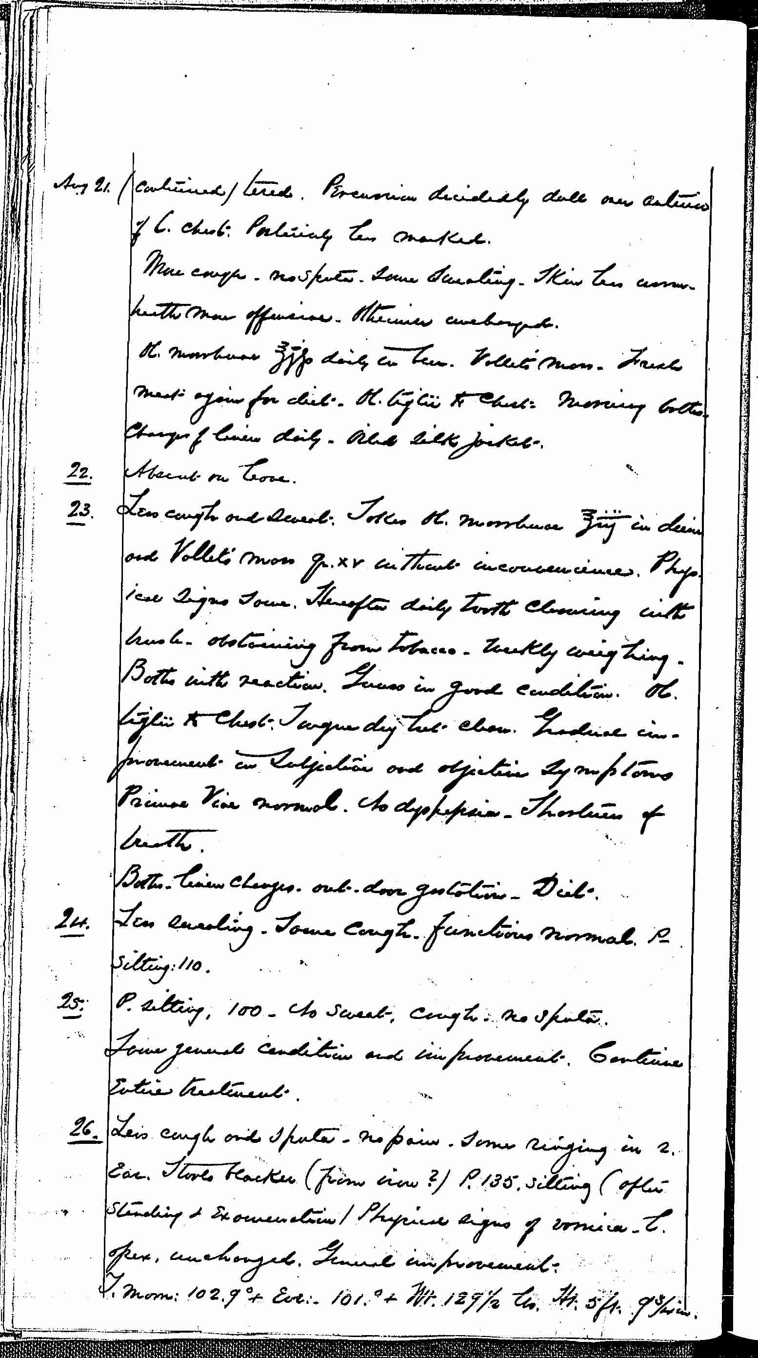 Entry for Bernard Drury (page 8 of 31) in the log Hospital Tickets and Case Papers - Naval Hospital - Washington, D.C. - 1868-69