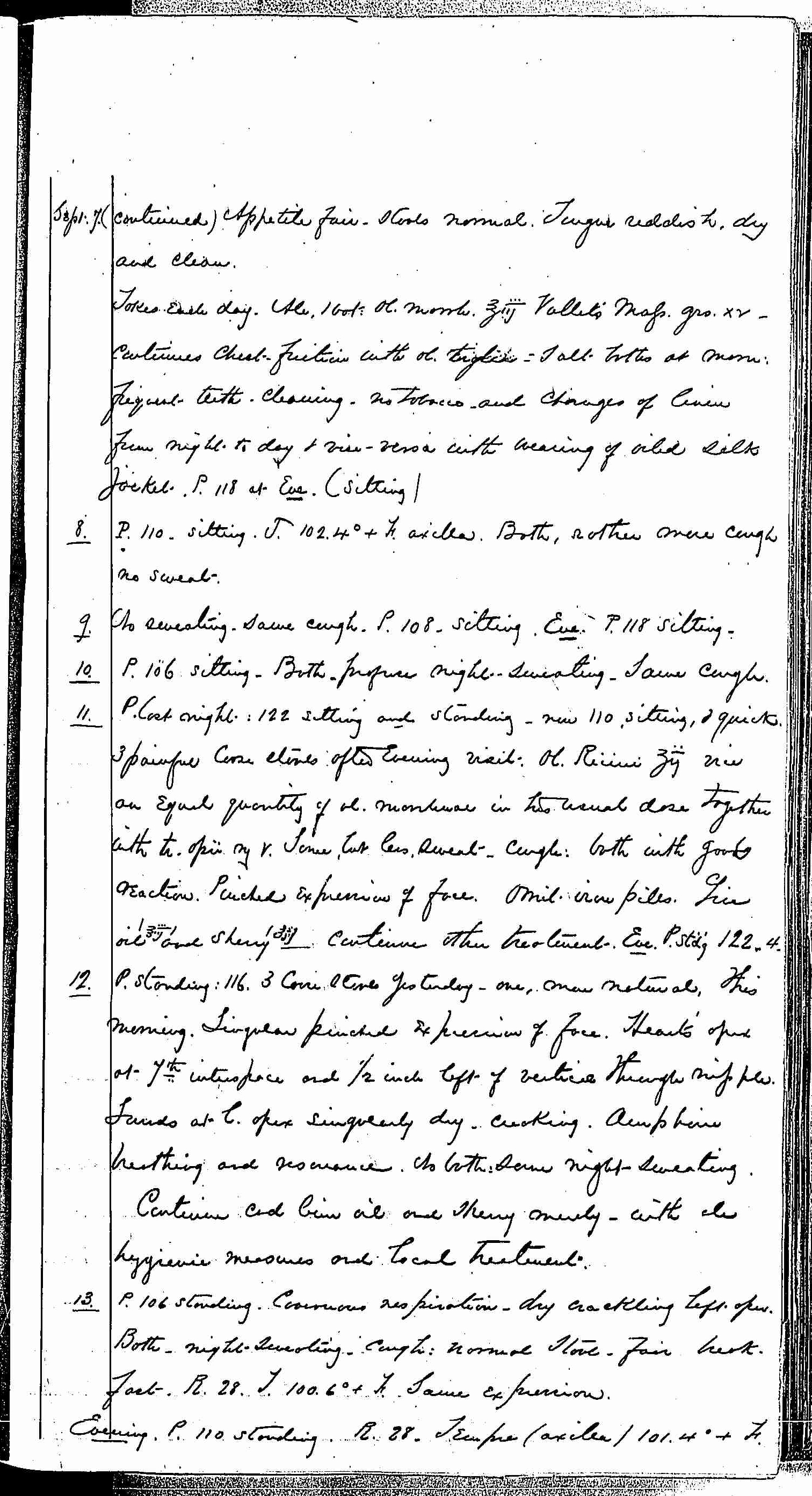 Entry for Bernard Drury (page 11 of 31) in the log Hospital Tickets and Case Papers - Naval Hospital - Washington, D.C. - 1868-69