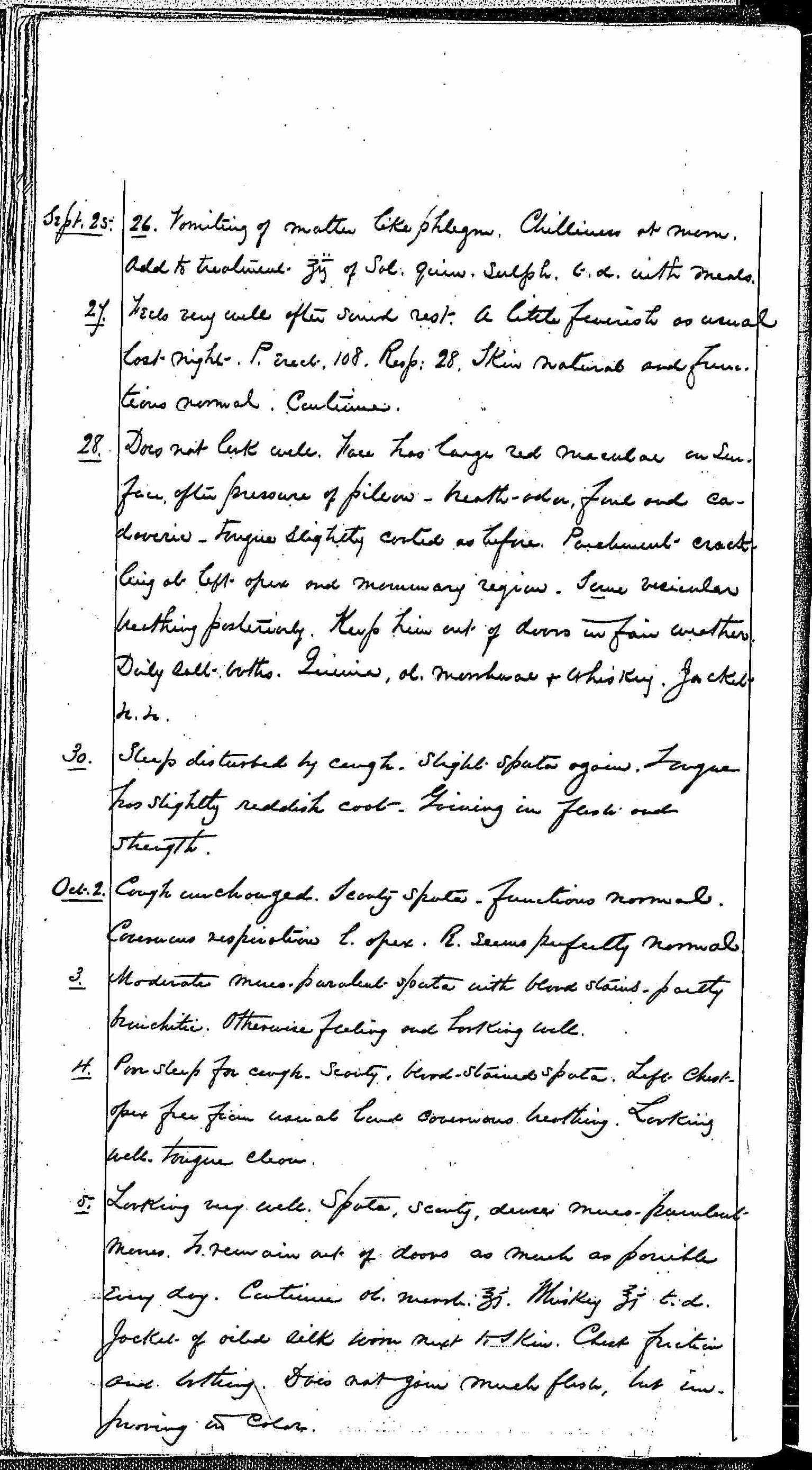 Entry for Bernard Drury (page 14 of 31) in the log Hospital Tickets and Case Papers - Naval Hospital - Washington, D.C. - 1868-69