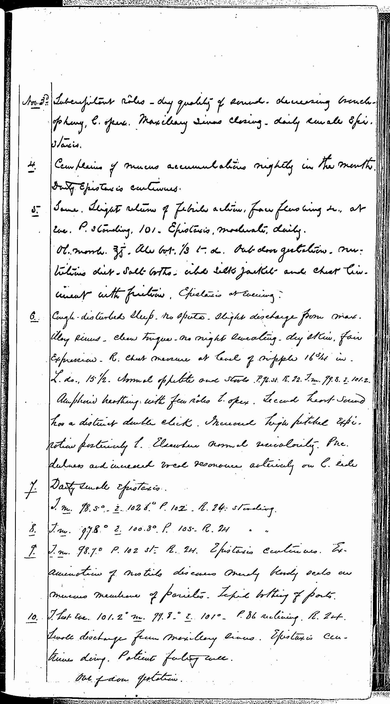 Entry for Bernard Drury (page 17 of 31) in the log Hospital Tickets and Case Papers - Naval Hospital - Washington, D.C. - 1868-69