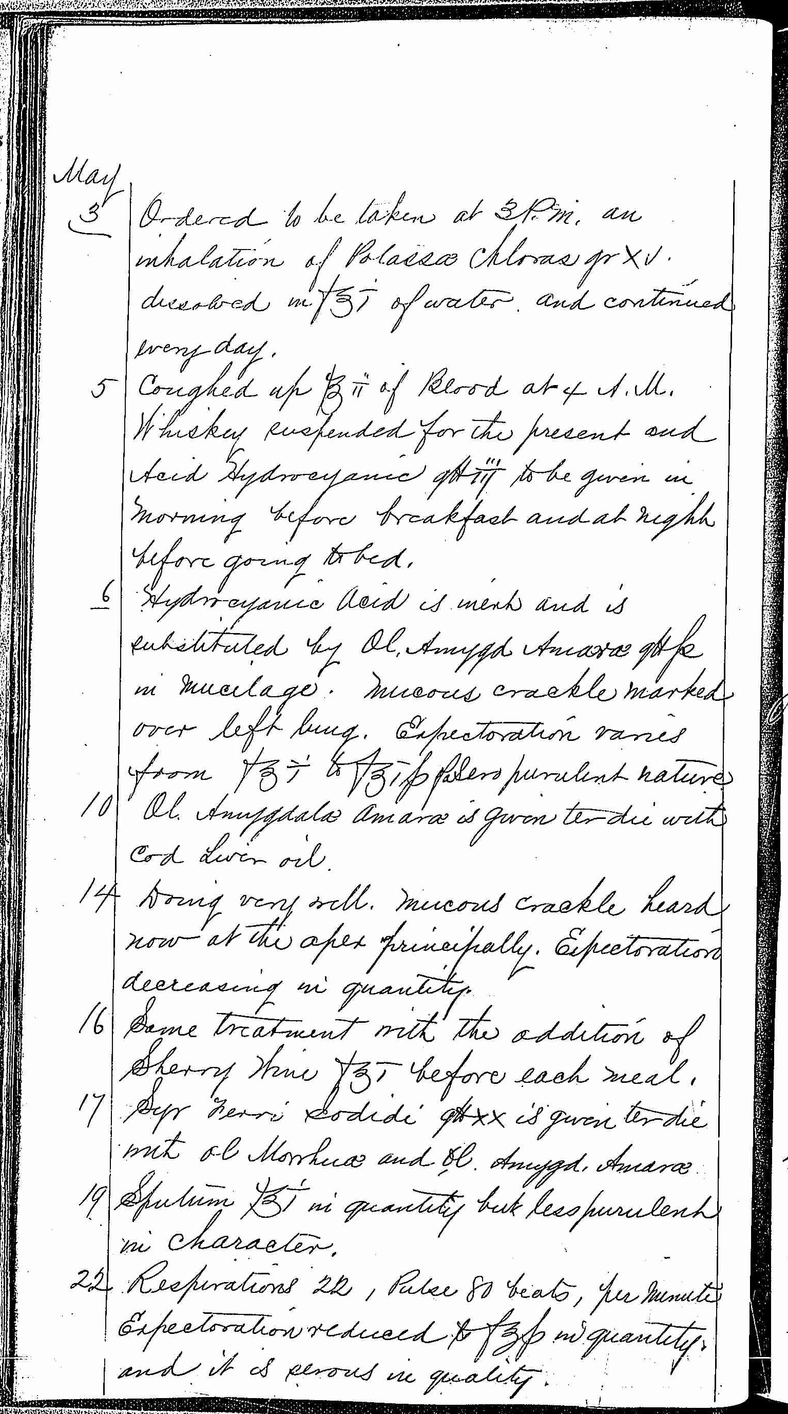 Entry for Bernard Drury (page 28 of 31) in the log Hospital Tickets and Case Papers - Naval Hospital - Washington, D.C. - 1868-69