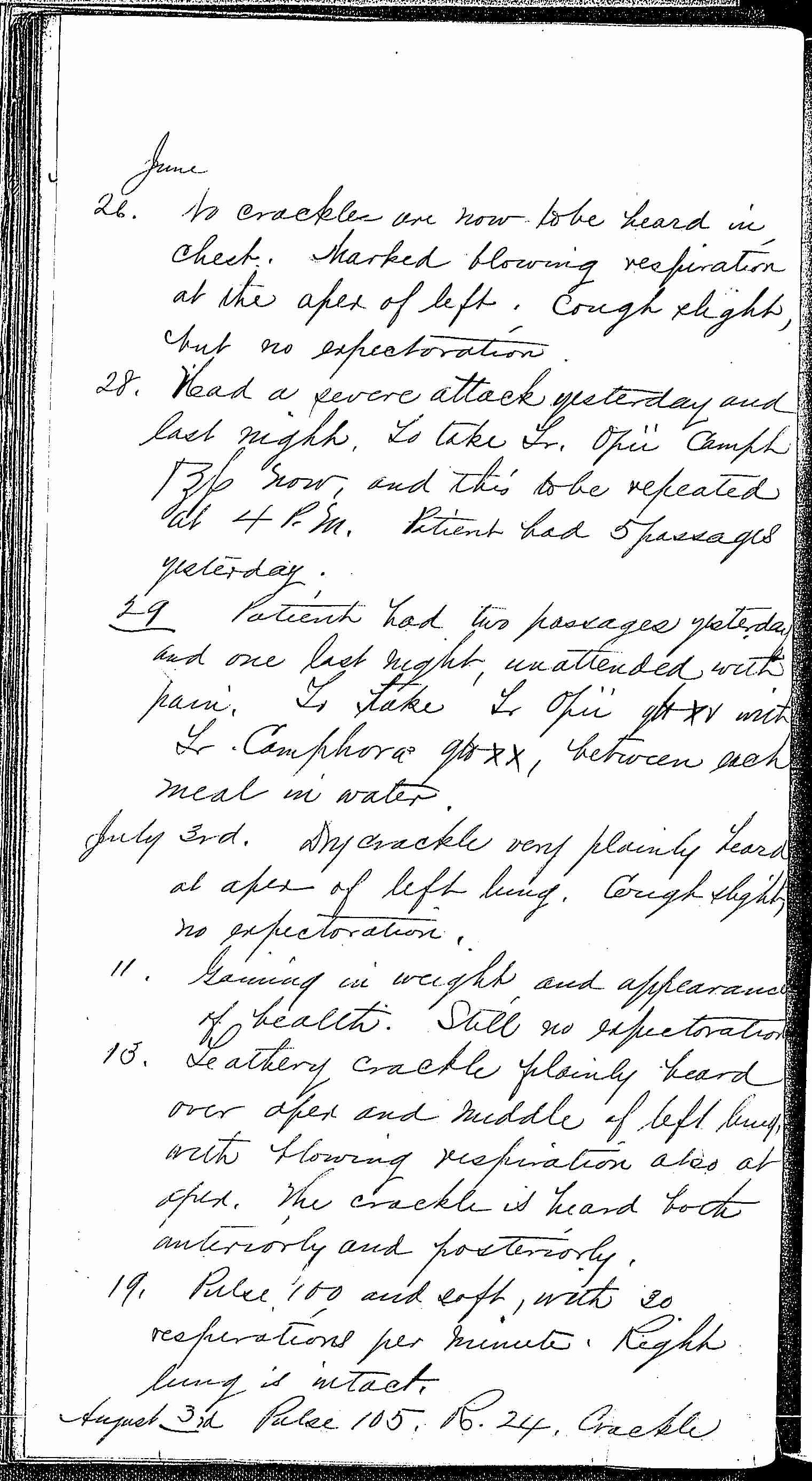 Entry for Bernard Drury (page 30 of 31) in the log Hospital Tickets and Case Papers - Naval Hospital - Washington, D.C. - 1868-69