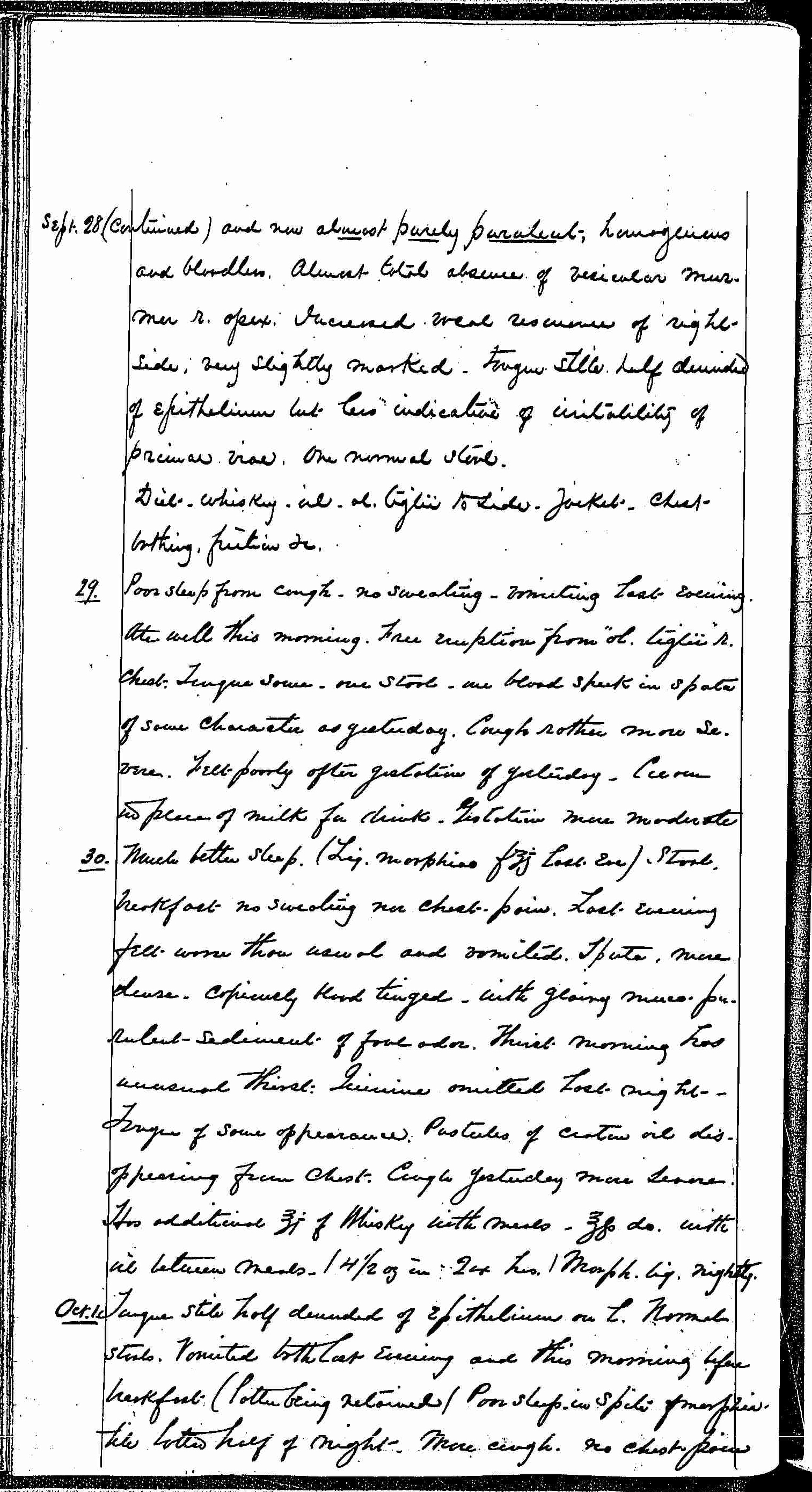 Entry for Hugh Riley (page 6 of 31) in the log Hospital Tickets and Case Papers - Naval Hospital - Washington, D.C. - 1868-69