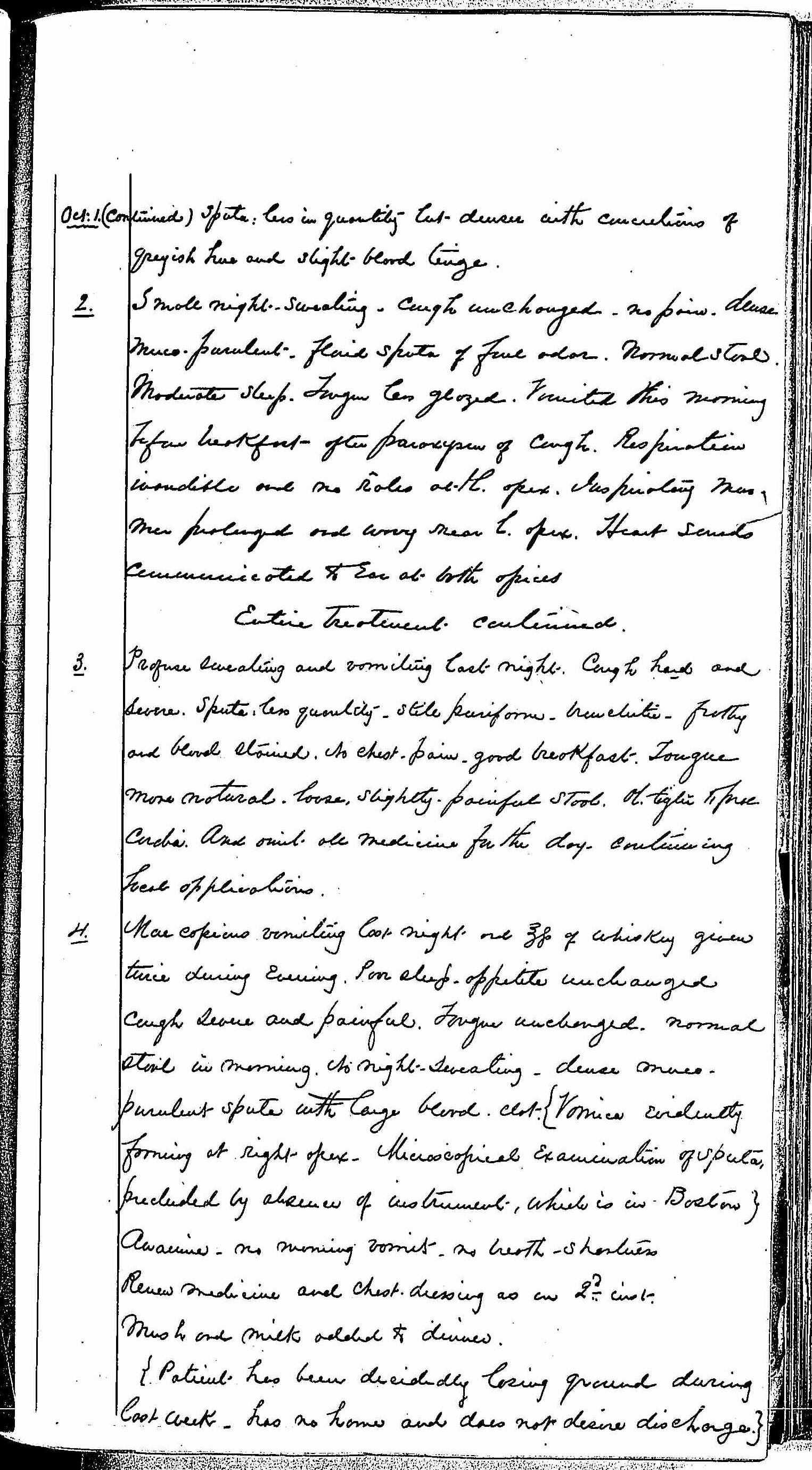 Entry for Hugh Riley (page 7 of 31) in the log Hospital Tickets and Case Papers - Naval Hospital - Washington, D.C. - 1868-69