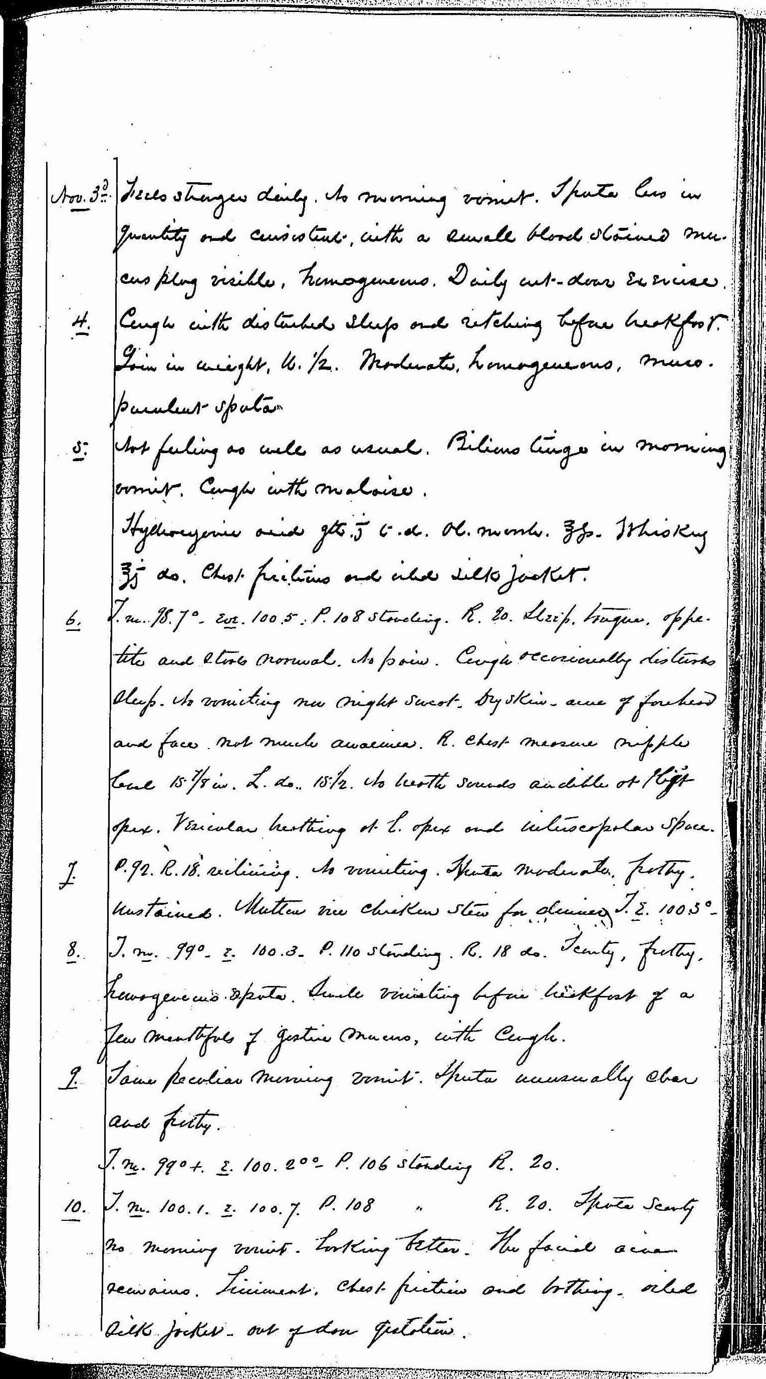 Entry for Hugh Riley (page 13 of 31) in the log Hospital Tickets and Case Papers - Naval Hospital - Washington, D.C. - 1868-69