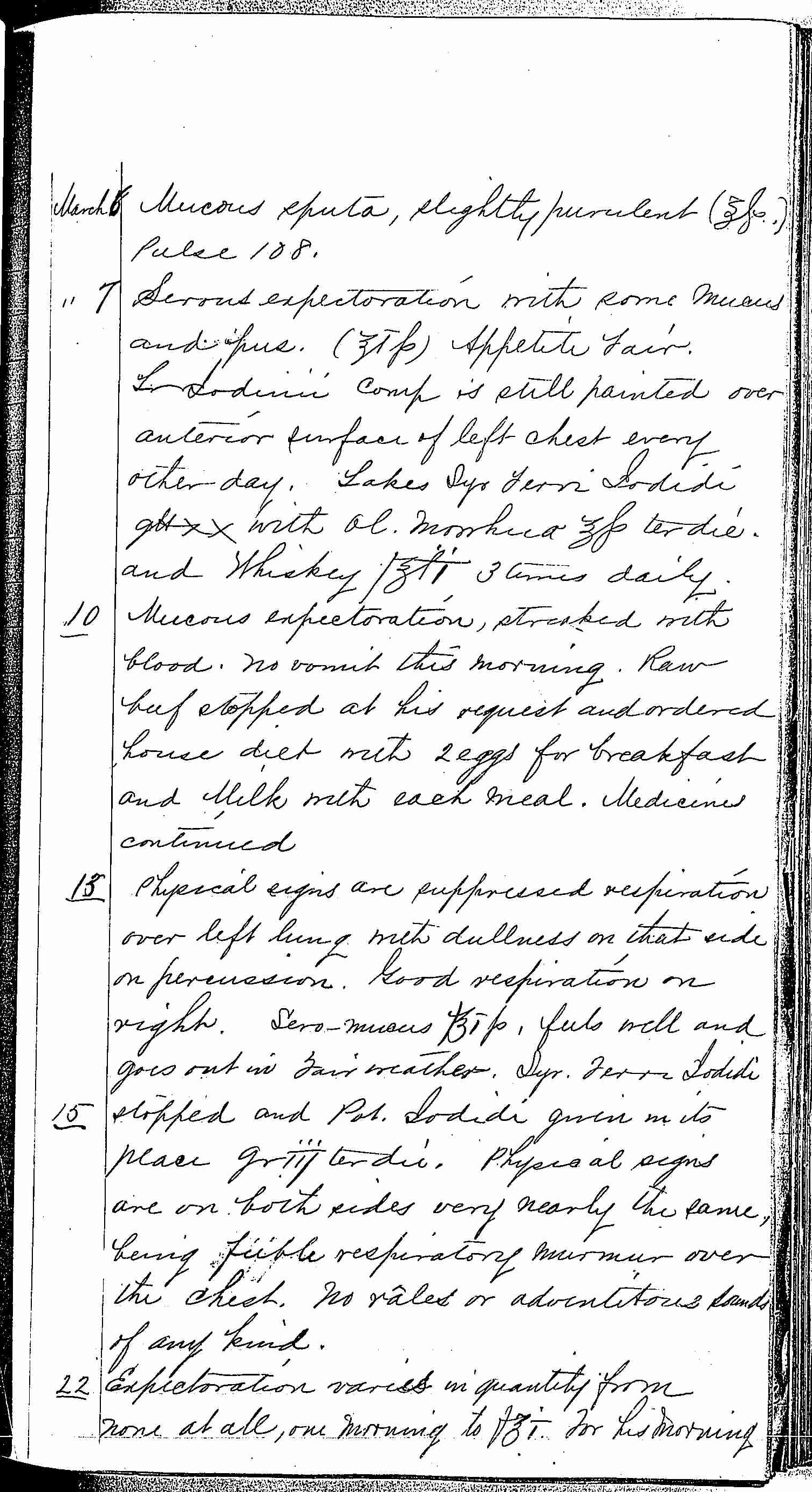 Entry for Hugh Riley (page 25 of 31) in the log Hospital Tickets and Case Papers - Naval Hospital - Washington, D.C. - 1868-69