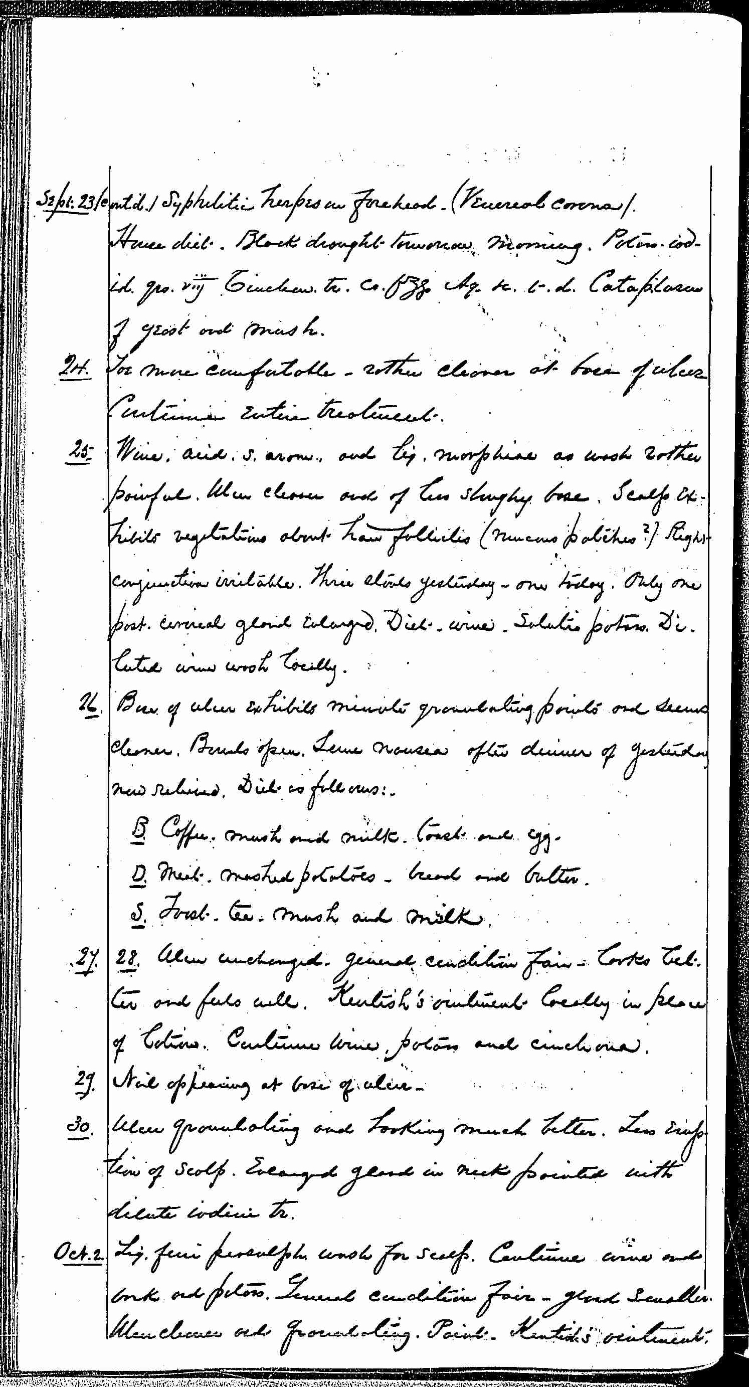 Entry for Robert S. Anderson (page 2 of 15) in the log Hospital Tickets and Case Papers - Naval Hospital - Washington, D.C. - 1868-69