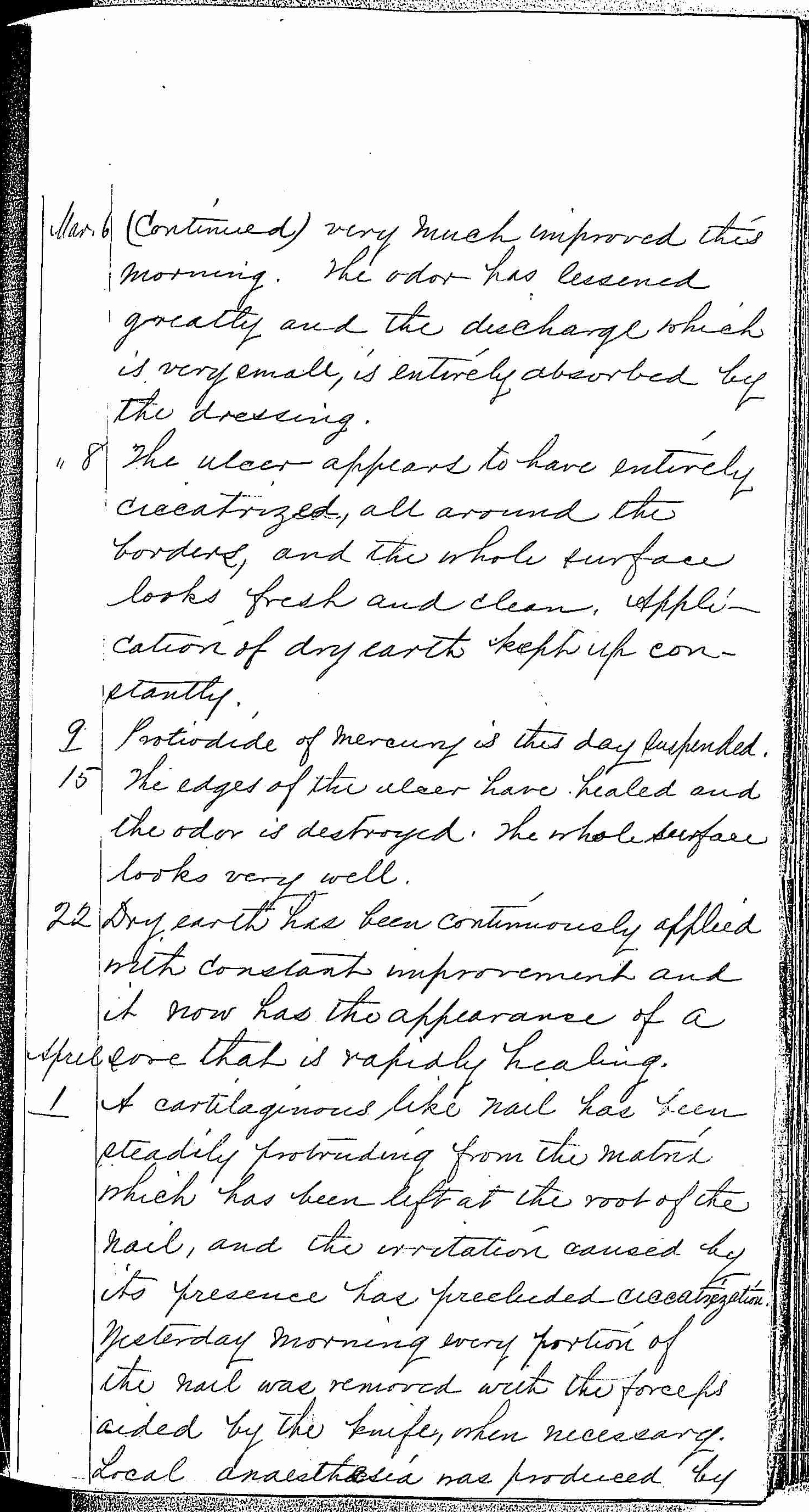 Entry for Robert S. Anderson (page 11 of 15) in the log Hospital Tickets and Case Papers - Naval Hospital - Washington, D.C. - 1868-69