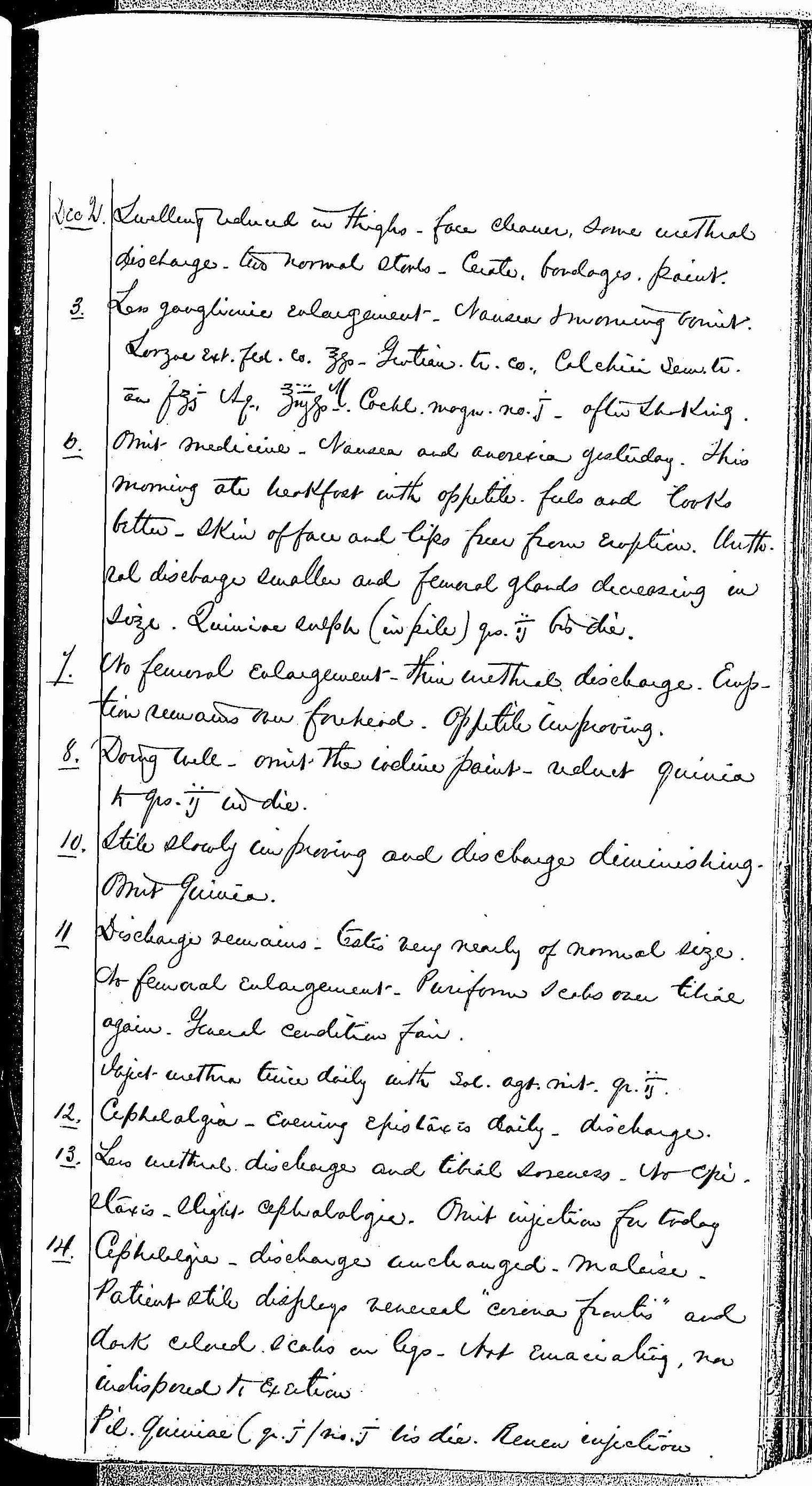 Entry for Robert Mellor (first admission page 7 of 9) in the log Hospital Tickets and Case Papers - Naval Hospital - Washington, D.C. - 1868-69