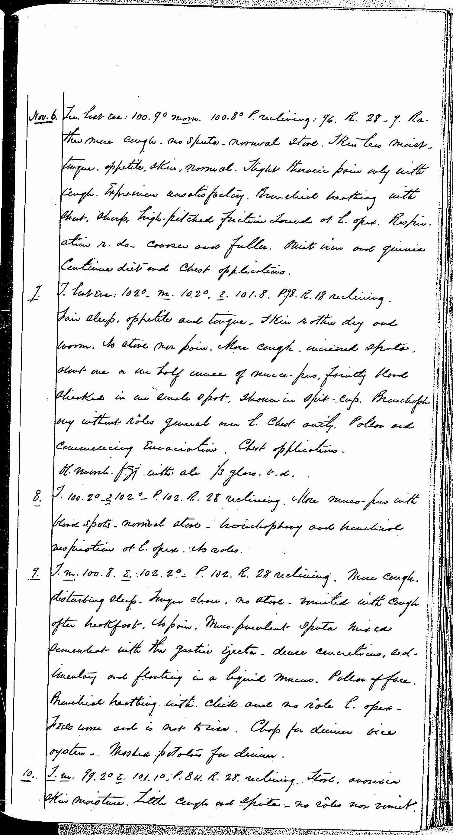 Entry for Richard Forn (page 5 of 21) in the log Hospital Tickets and Case Papers - Naval Hospital - Washington, D.C. - 1868-69