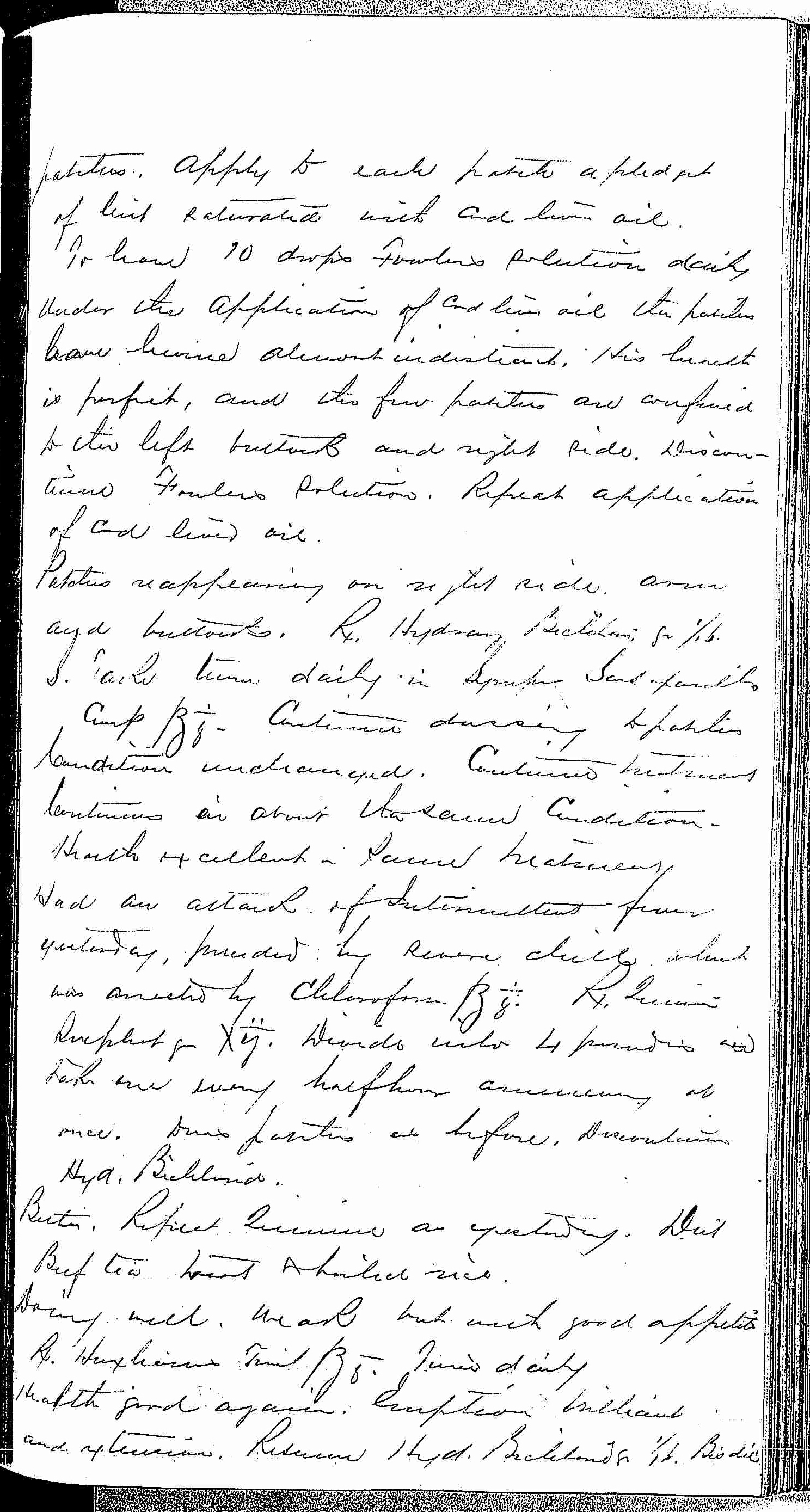 Entry for Edward Davis (page 3 of 6) in the log Hospital Tickets and Case Papers - Naval Hospital - Washington, D.C. - 1868-69