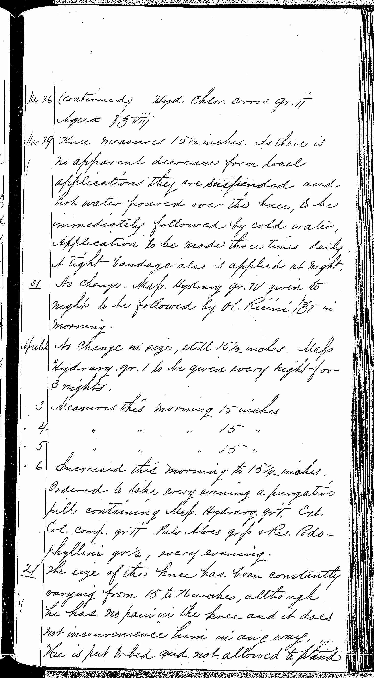 Entry for Henry James (page 5 of 8) in the log Hospital Tickets and Case Papers - Naval Hospital - Washington, D.C. - 1868-69