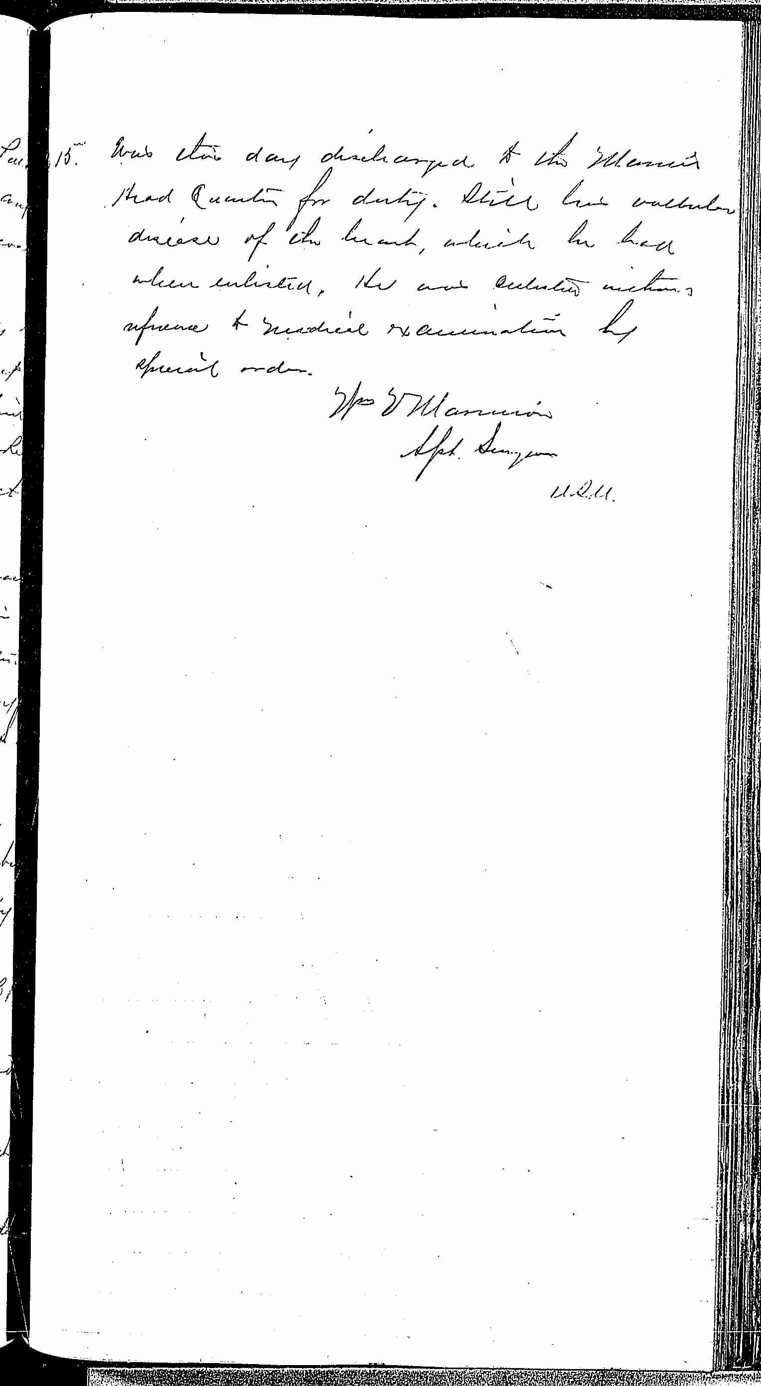 Entry for William B. Price (page 3 of 3) in the log Hospital Tickets and Case Papers - Naval Hospital - Washington, D.C. - 1868-69