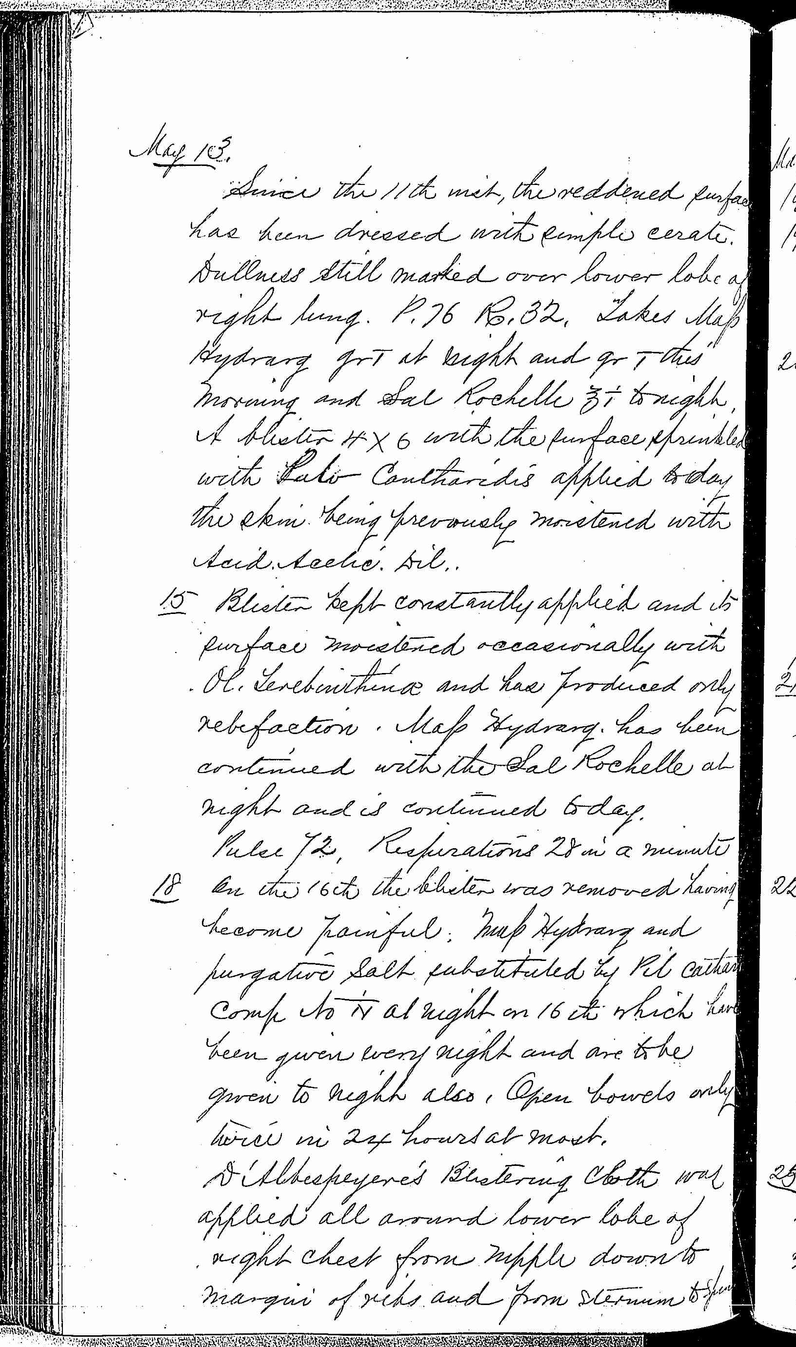 Entry for James W. Quinn (page 4 of 7) in the log Hospital Tickets and Case Papers - Naval Hospital - Washington, D.C. - 1868-69