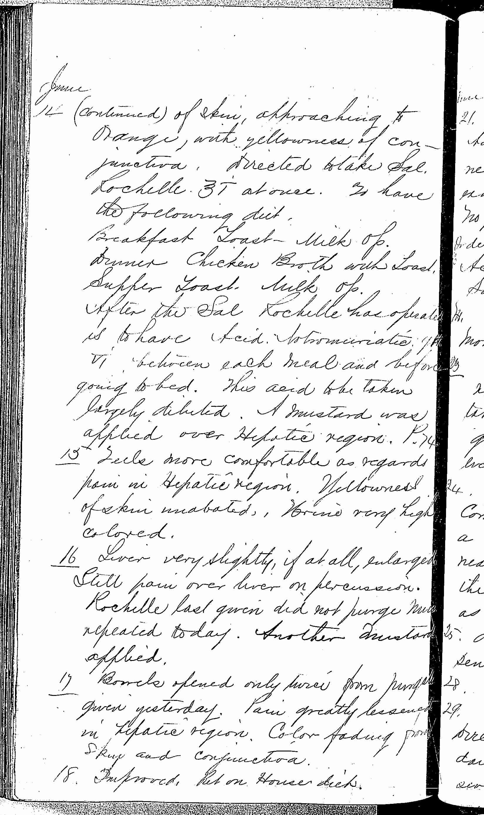 Entry for Richard Hearn (page 2 of 7) in the log Hospital Tickets and Case Papers - Naval Hospital - Washington, D.C. - 1868-69