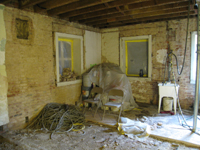 Ground Floor (Basement) - Southwest Corner - July 27, 2010