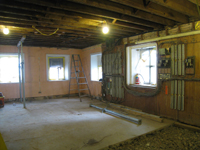 Ground Floor (Basement) - Northwest Corner - July 27, 2010