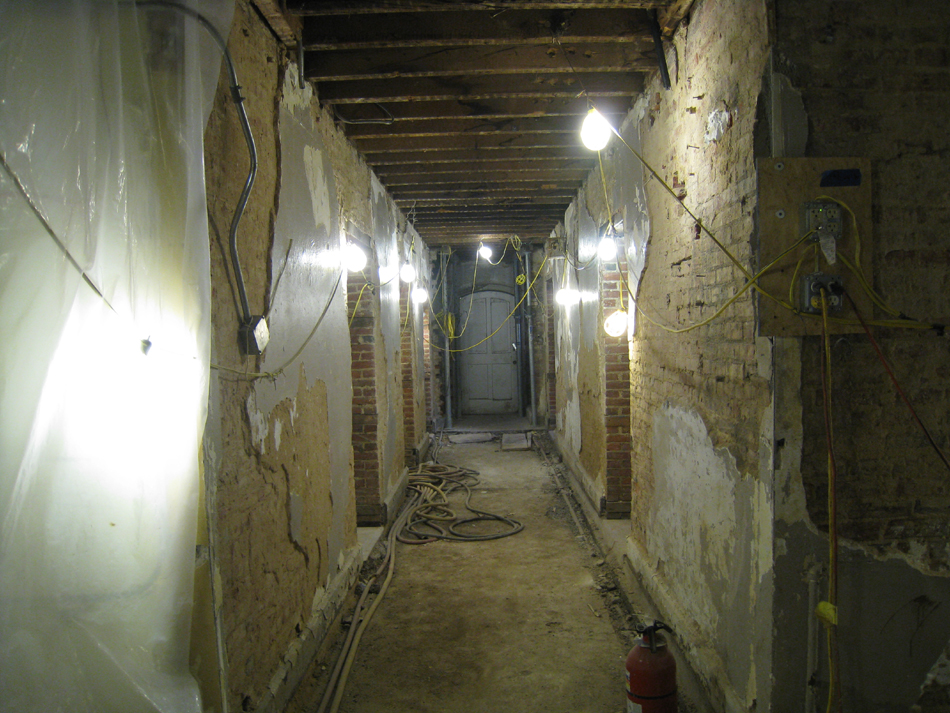 Basement Corridor Looking East