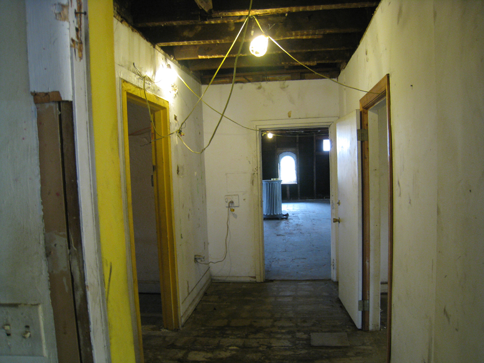 Third Floor Hall, Looking East - July 27, 2010