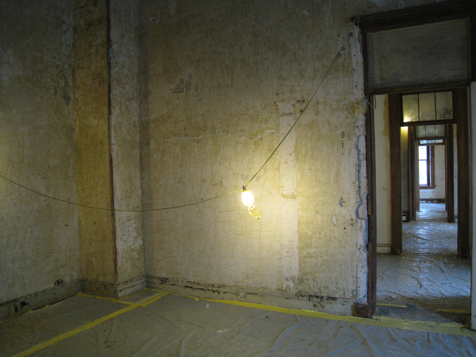 First Floor Looking East from South Central Room - August 3, 2010