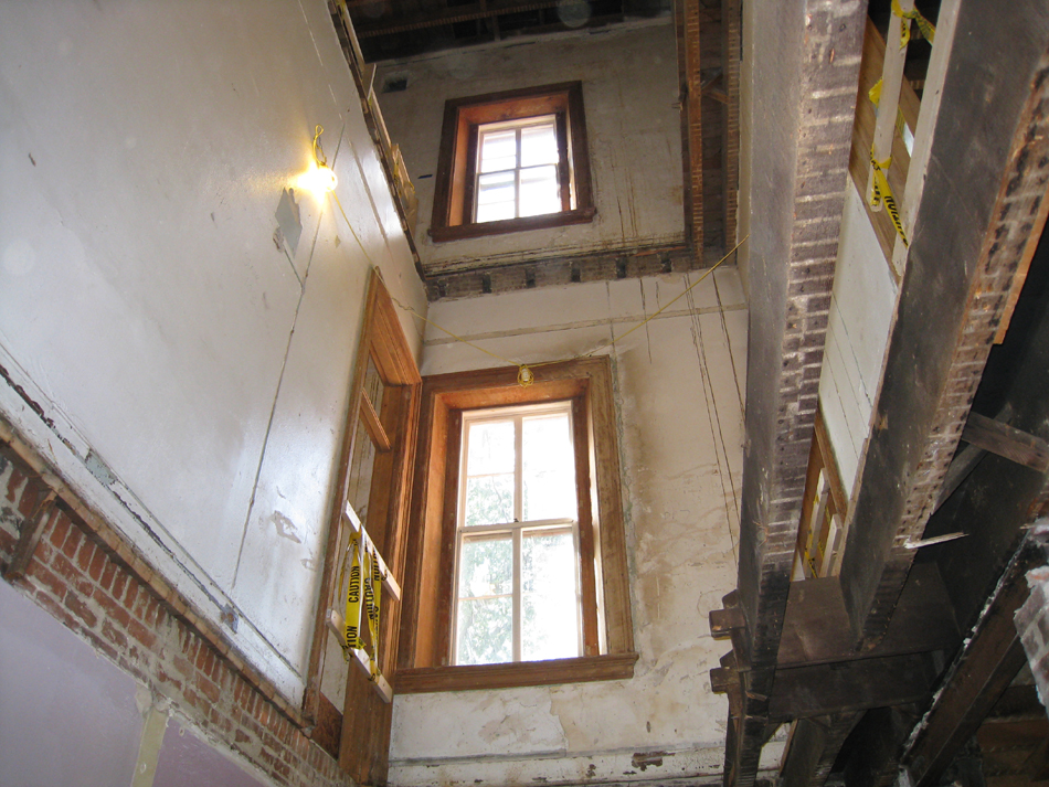 Ground Floor - East Staircase Opening - September 8, 2010