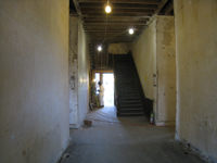 First Floor - Looking North Toward North Door - September 8, 2010