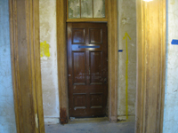 First Floor - Elevator Door Looking North - September 8, 2010