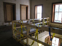 Second Floor - East Staircase Cut Out - September 8, 2010