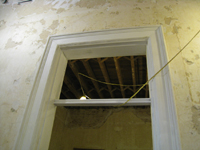 First Floor - Northwest Room Transom Detail