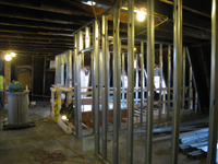 Third Floor - East Room Framing In