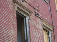 Elevation - West Side First Floor Windows Detail