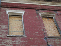 Elevation - West Side Second Floor Windows Detail