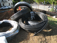 Geothermal HVAC - Pipe for Wells (Showing Bottom End) - September 17, 2010