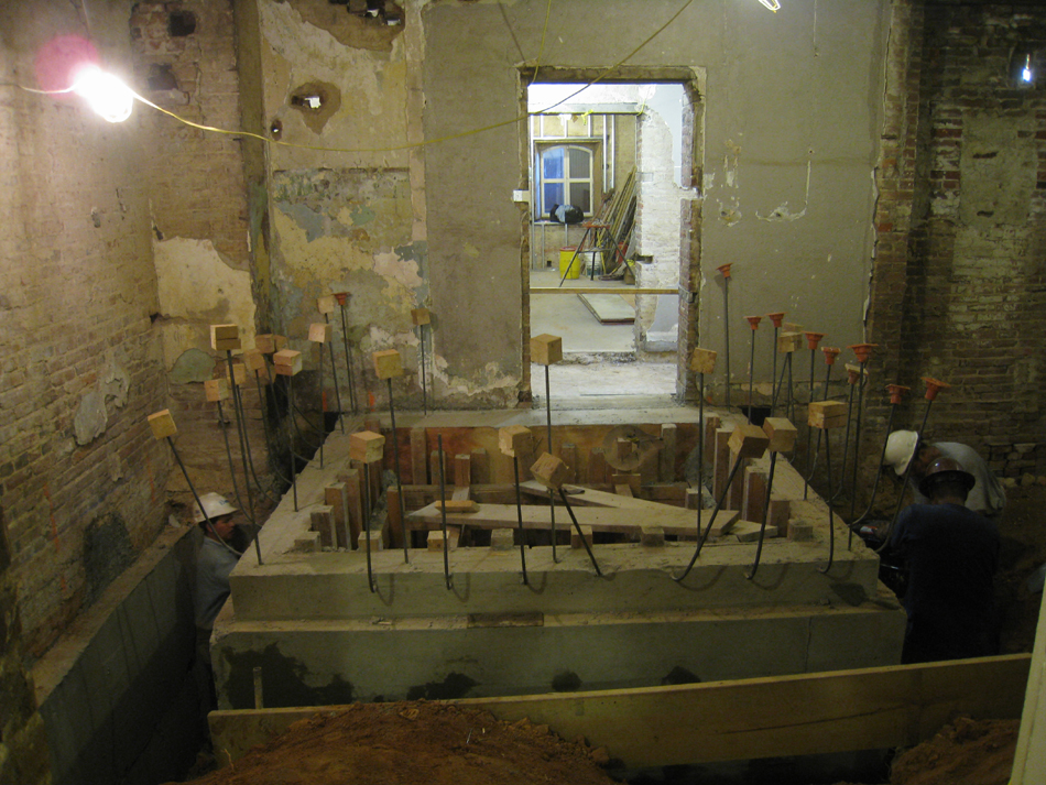 Ground Floor--Elevator base