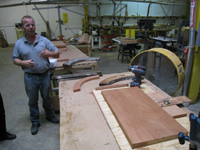 Windows and Doors - SRS Corp. -- reproducing third floor window sashes with Spanish cedar (cedrela, in the mahogany family).