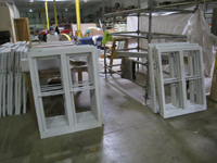 Windows and Doors - SRS Corp. -- window sashes repaired and primed.