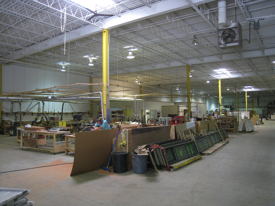 Doors and Windows -- SRS Corp. -- overview of the shop.